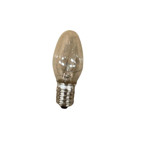 En opal glödlampa med E27-sockel.