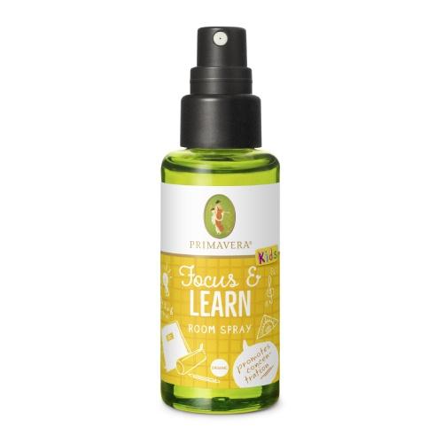 Flaska med Primavera Focus & Learn rumsspray.