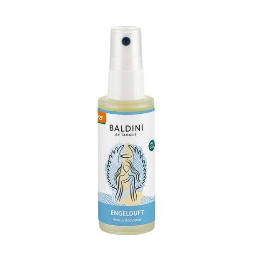 Flaska med spraymunstycke för Baldini Engelduft kroppsspray.